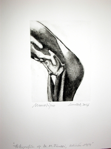 Monotipo19: M. Finazzi - 2016 - Plancha 16x12cm - Papel 250gr. Canson Guarro